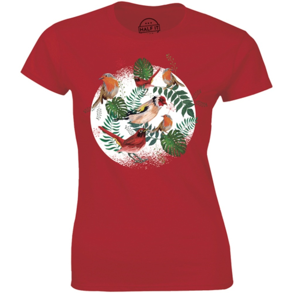 Retro Sparrow Bird Nature Wildlife Animal T-shirt
